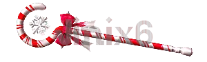 Bat - Candy Cane