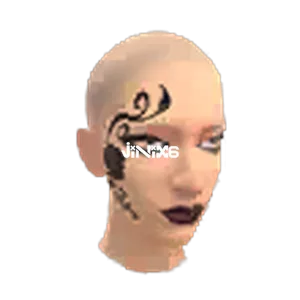 Bony Catrina (Facepaint) - Free Fire Skins