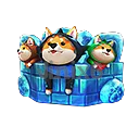 Gloo Wall - Winter Shiba - Free Fire Gloo Walls