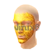 Gold Foil Facepaint - Free Fire Skins