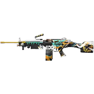 M249 - Jagged Laughs - Free Fire Guns