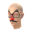 Red Nose (Facepaint) - Free Fire Skins