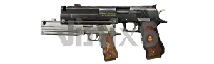 USP-2 - Ebony & Ivory - Free Fire Guns